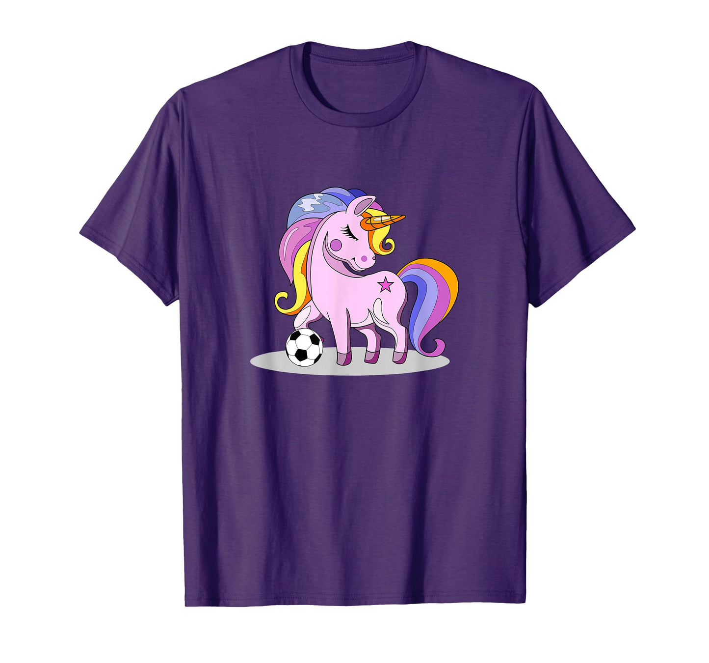 Unicorn Themed Soccer Girl Gifts For Soccer Mom T-Shirt