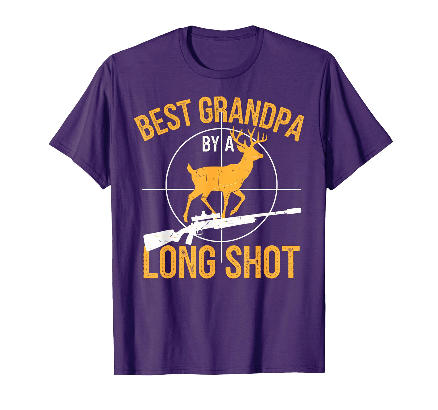 Best Grandpa Dad Buck Deer Hunter Grandfather Funny Hunting T-Shirt