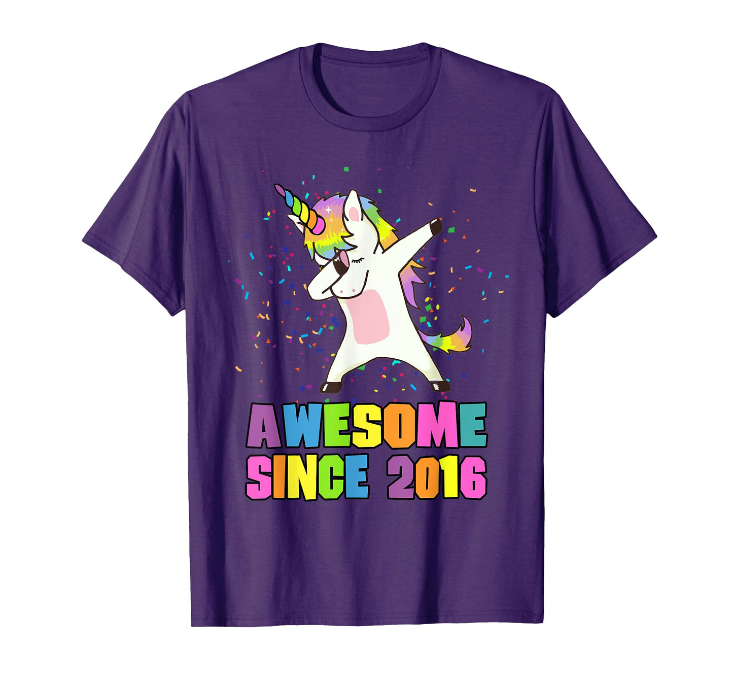 Awesome Since 2016 Unicorn T-Shirt