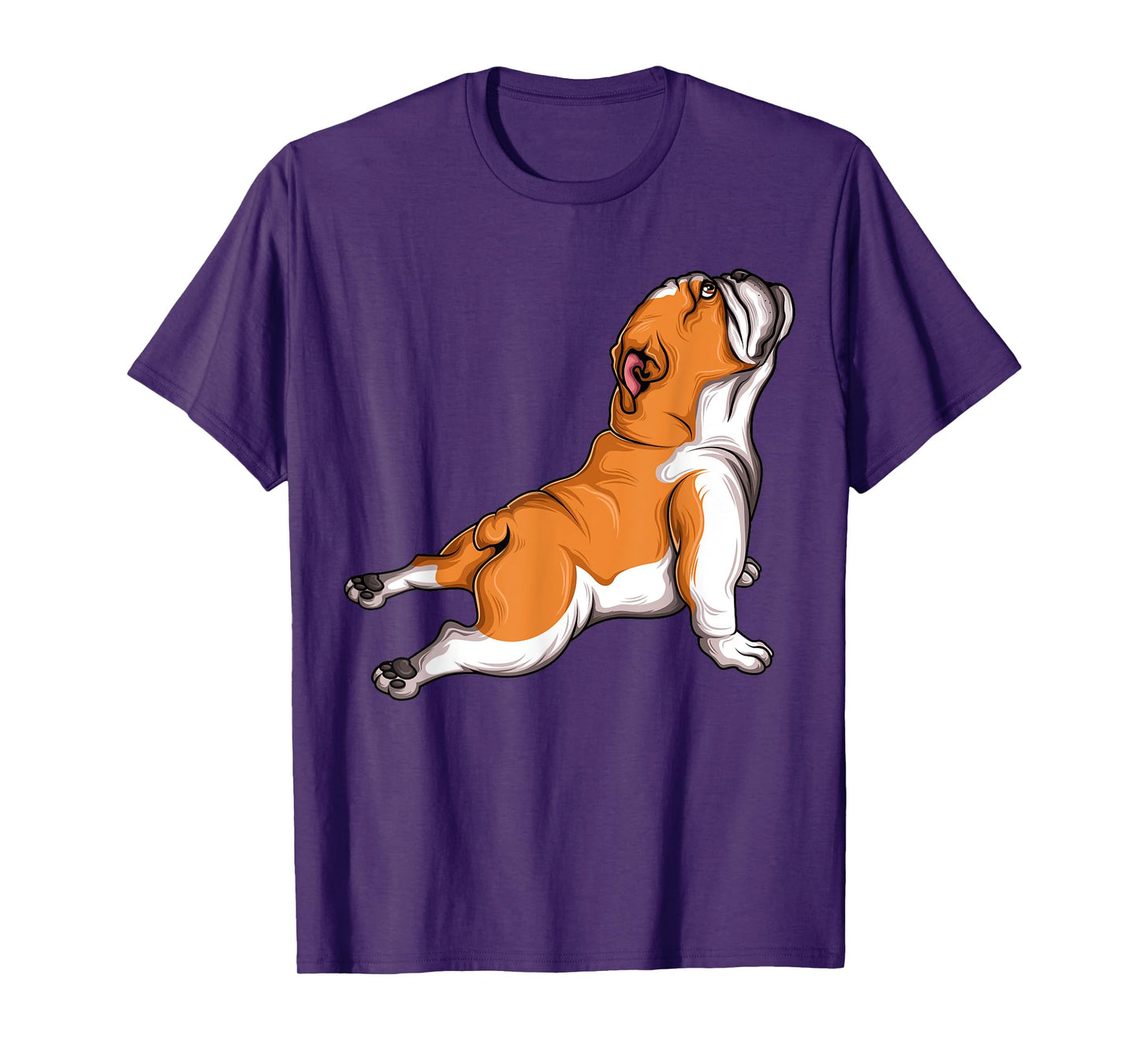 English Bulldog Yoga Dog Lover Namaste Funny Womens Gift T-Shirt