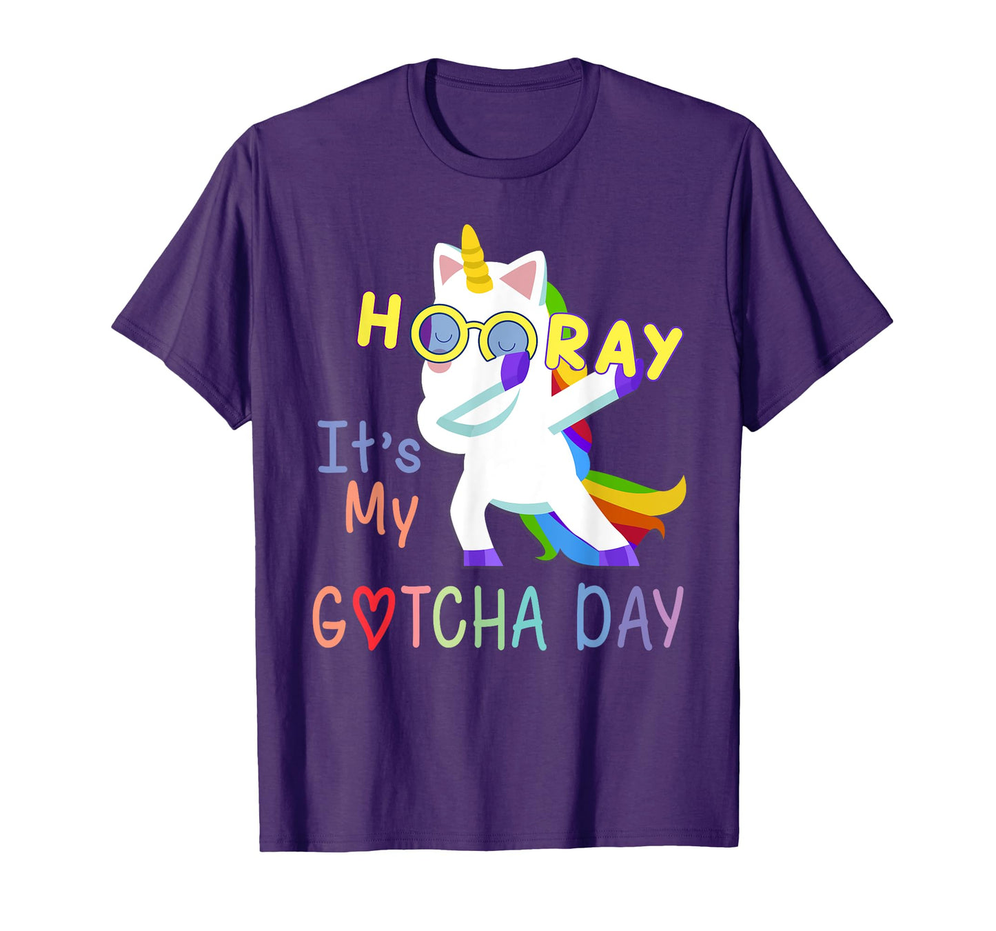 foster child adoption gifts Hooray It's My Gotcha Day kids T-Shirt
