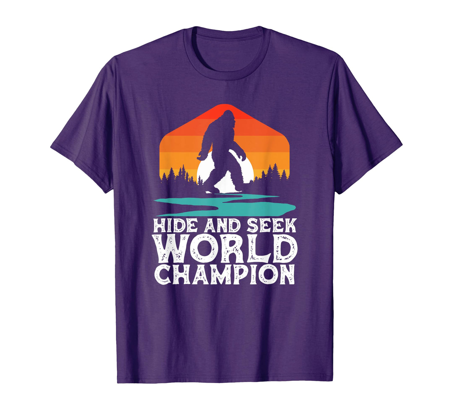 Hide and Seek World Champion Funny Bigfoot 2020 T-Shirt