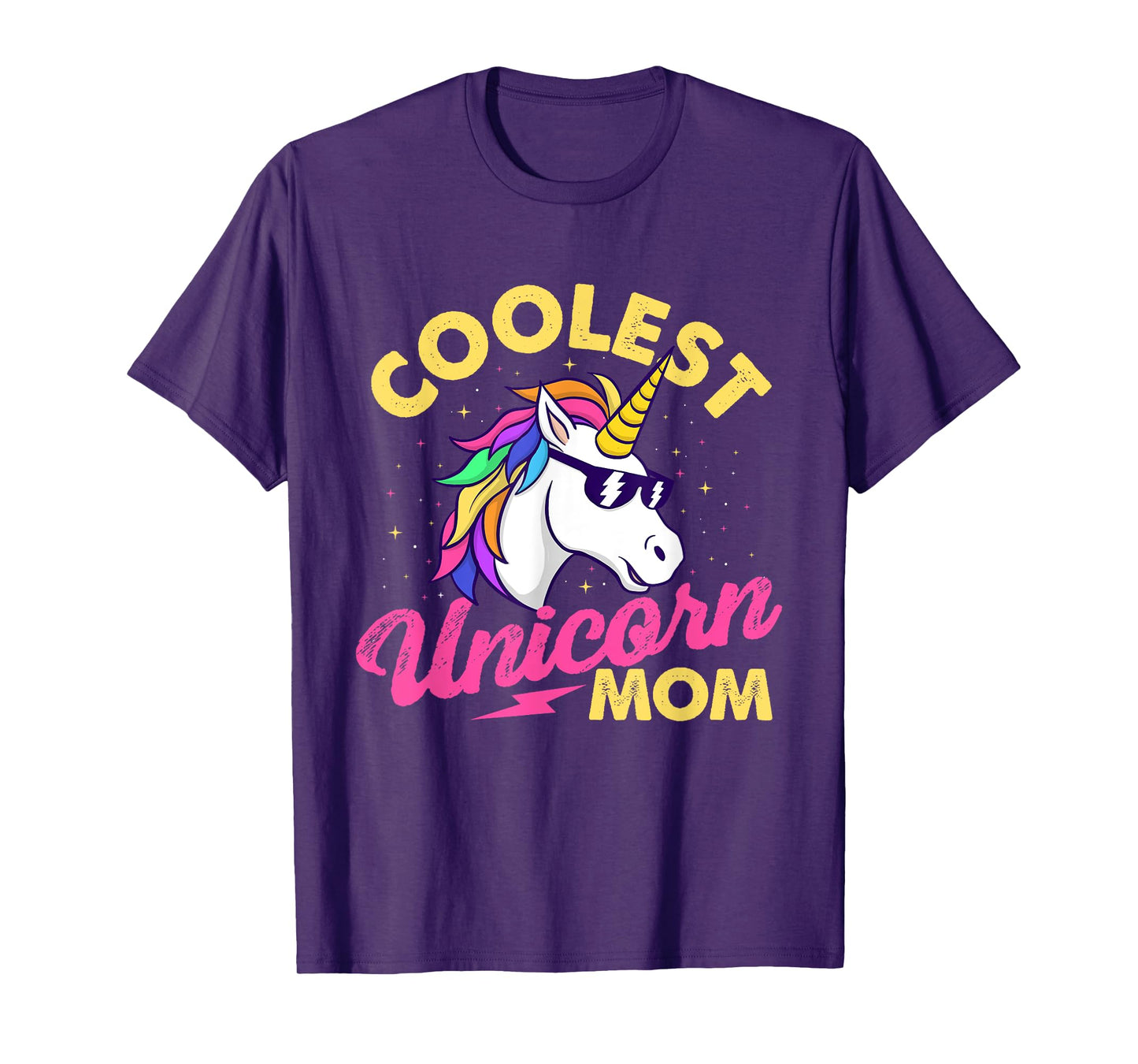 Coolest Unicorn Mom - Mystical Creature Rainbow Unicorn T-Shirt