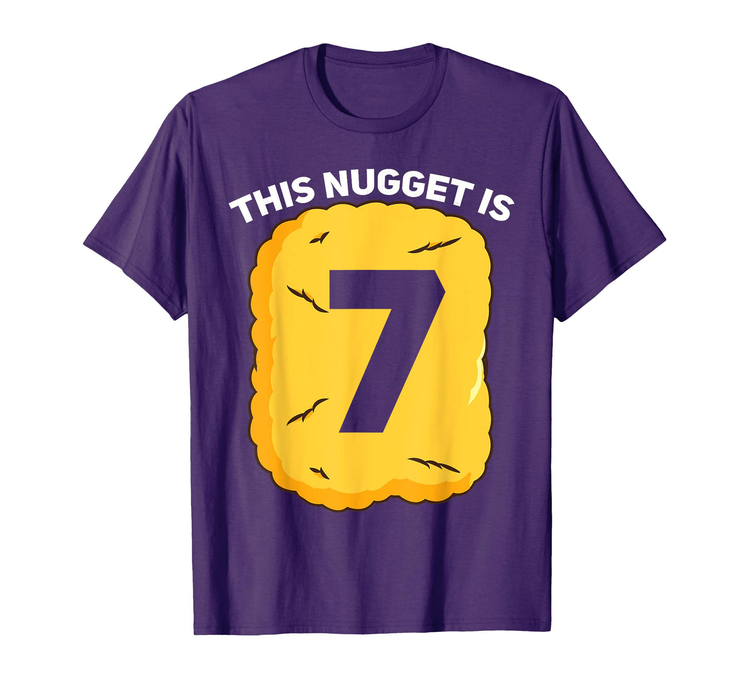 7 Year Old Chicken Nugget Birthday Party T-Shirt