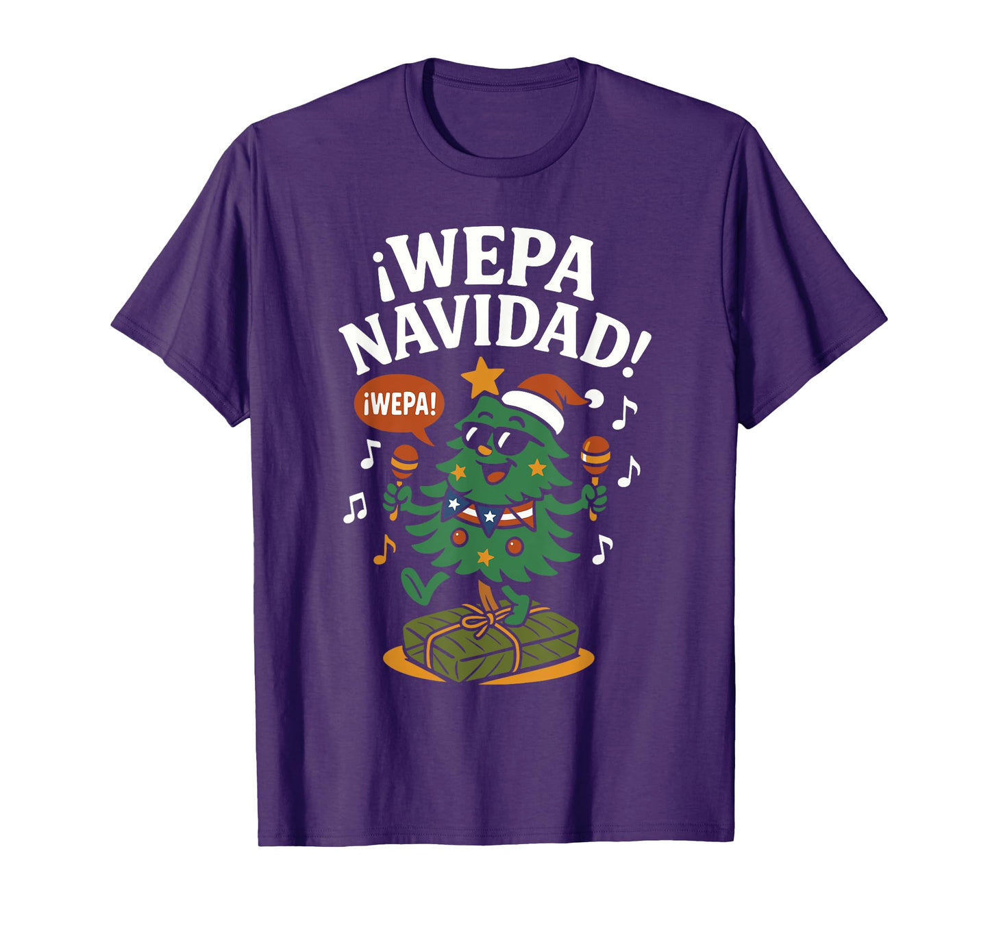 Wepa Navidad Funny Puerto Rican Xmas T-Shirt