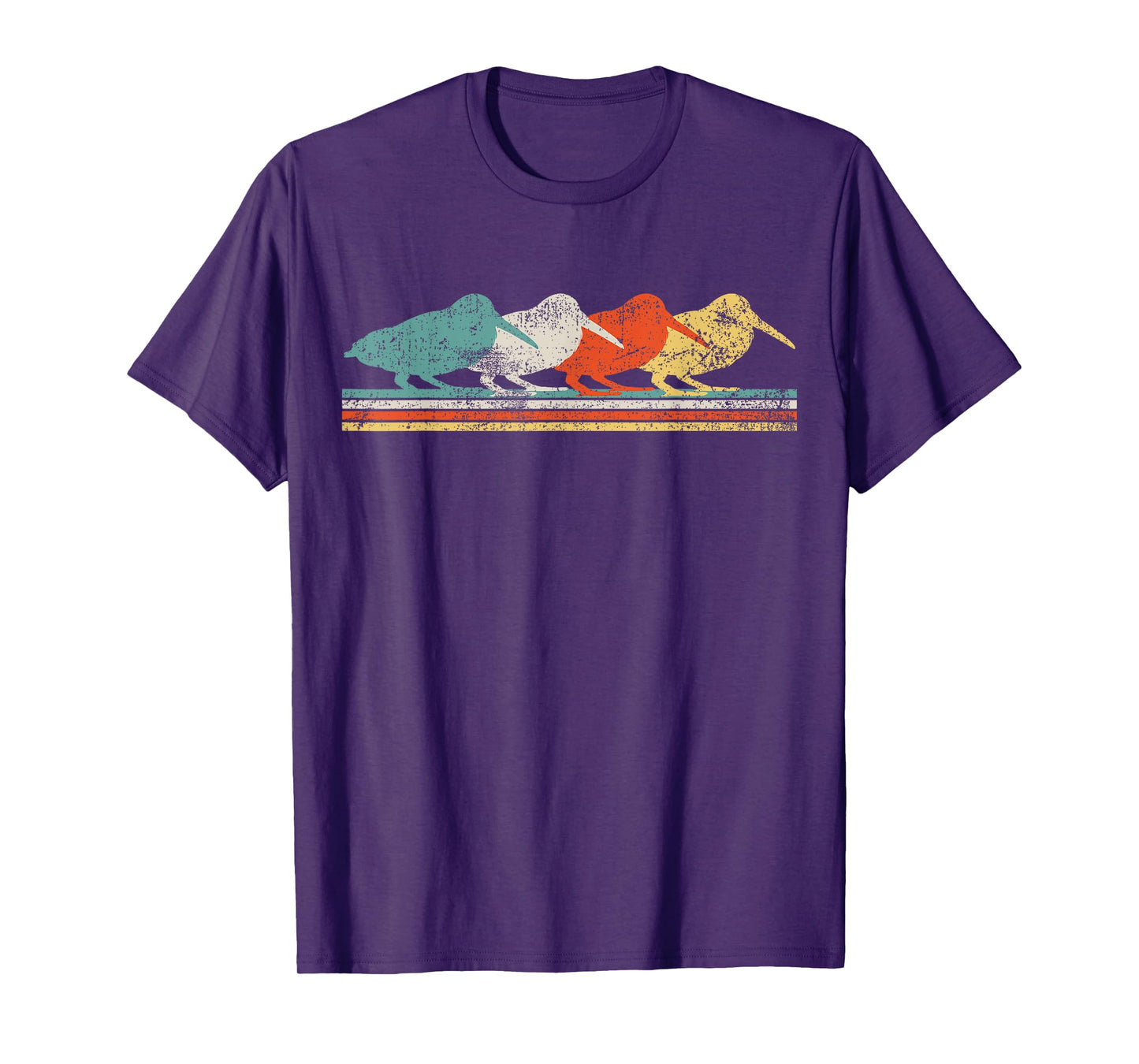 Woodcock Birds Retro Vintage T-Shirt