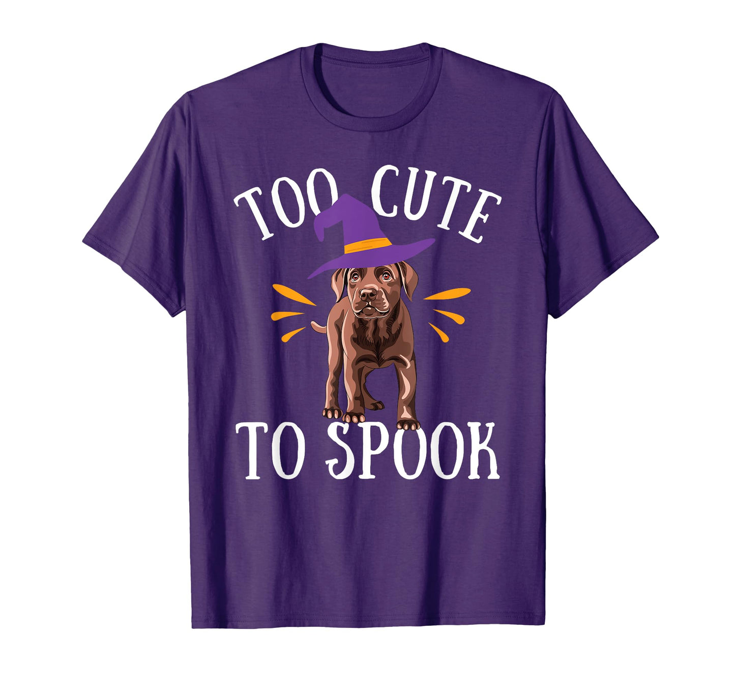 Chocolate Lab Cute Funny Halloween Dog Costume Labrador Men Women Kids T-Shirt