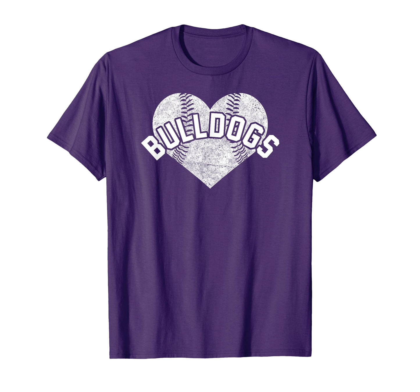 Bulldogs Baseball Softball Shirt High School Team Mascot Mom T-Shirt