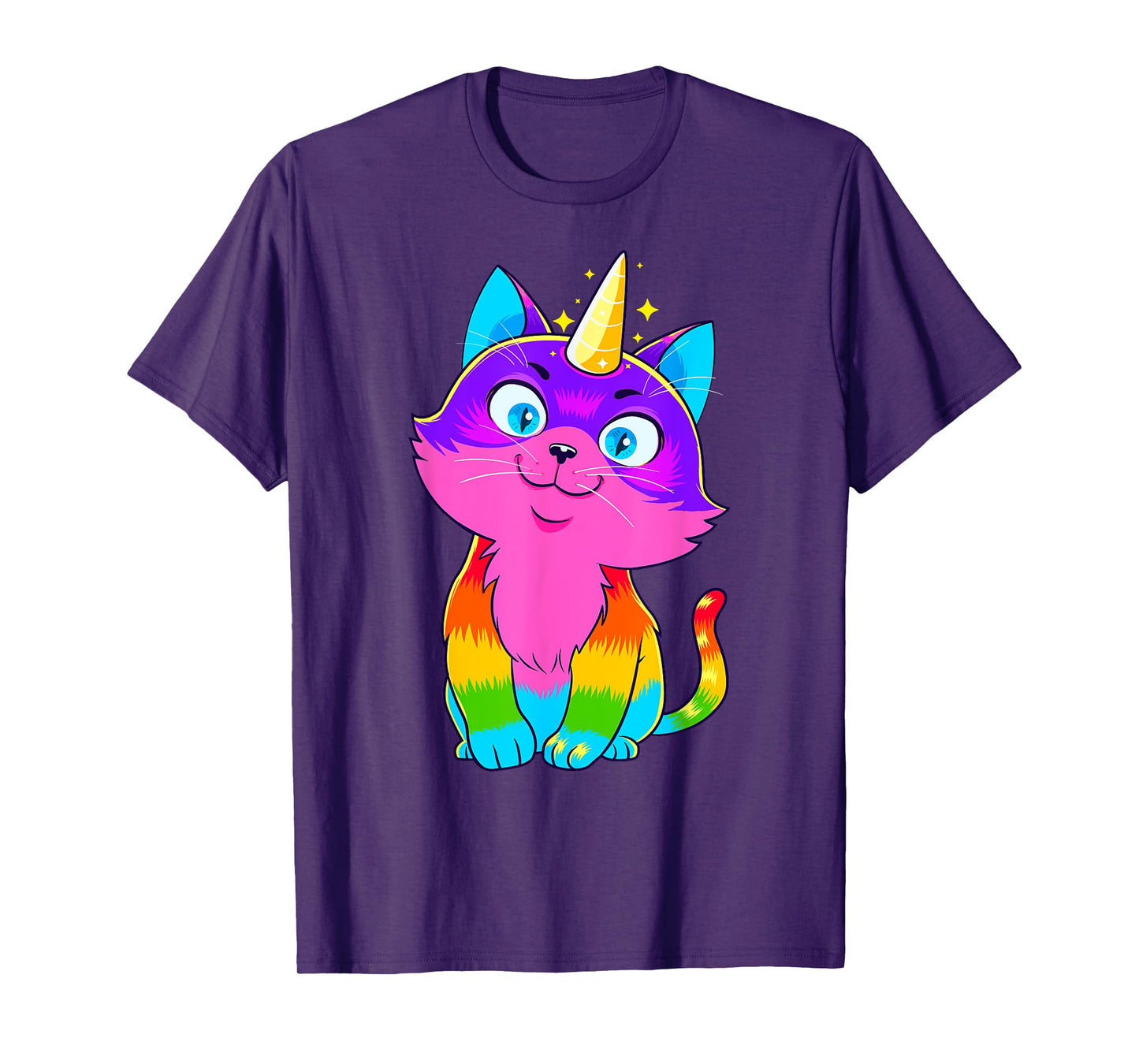 Caticorn Unicorn Cat Unikitty Kittycorn Cats Girls Women T-Shirt