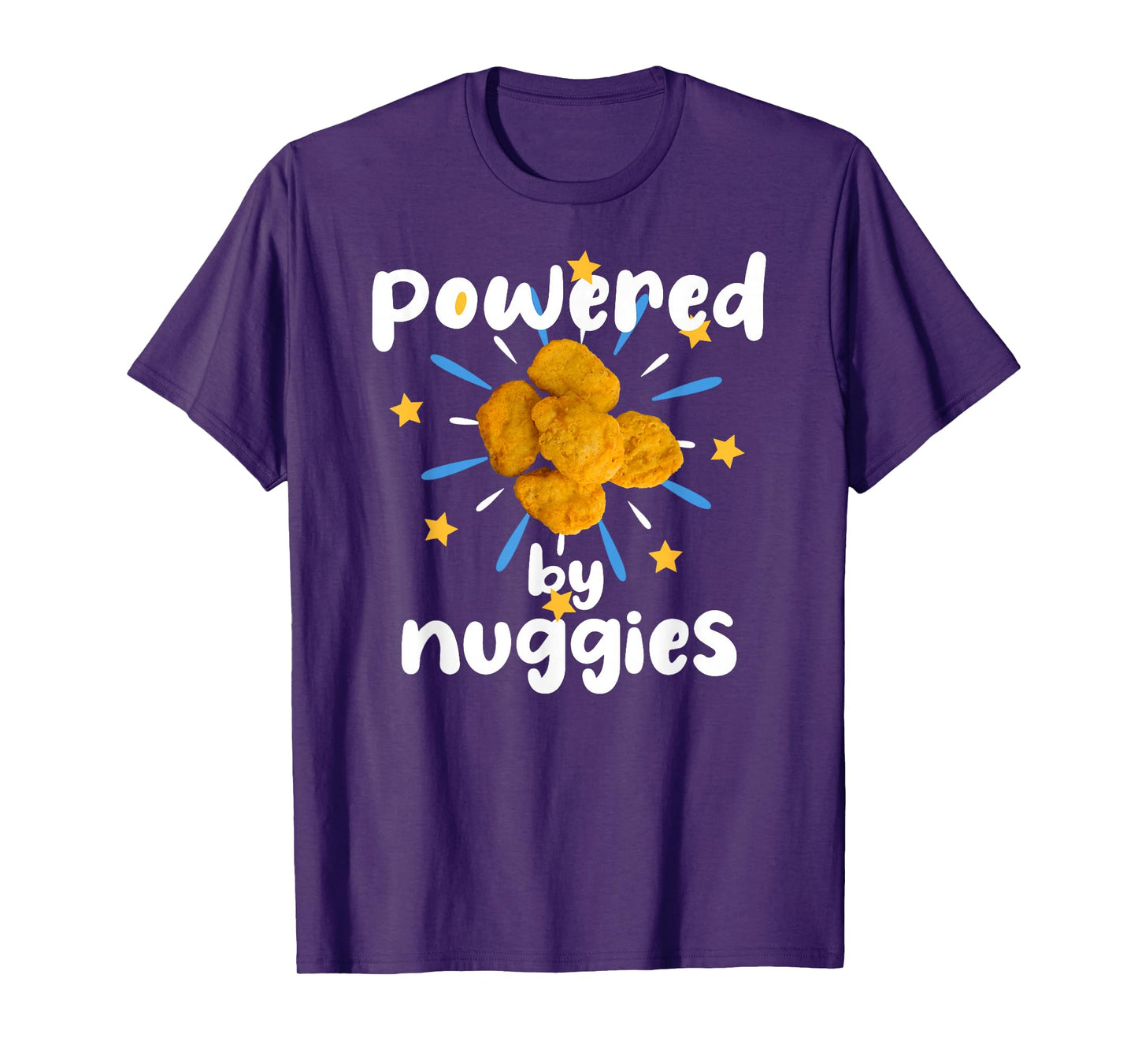 I'm A Magical Chicken Nugget Fun Powered by Nuggies Chicken Nuggets T-Shirt - Black, Small
