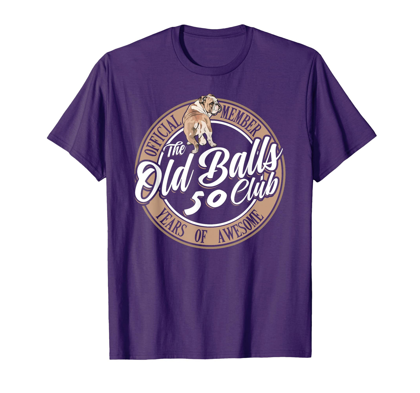 Old Balls Club 50 Years of Awesome Funny 50th Birthday Gag T-Shirt