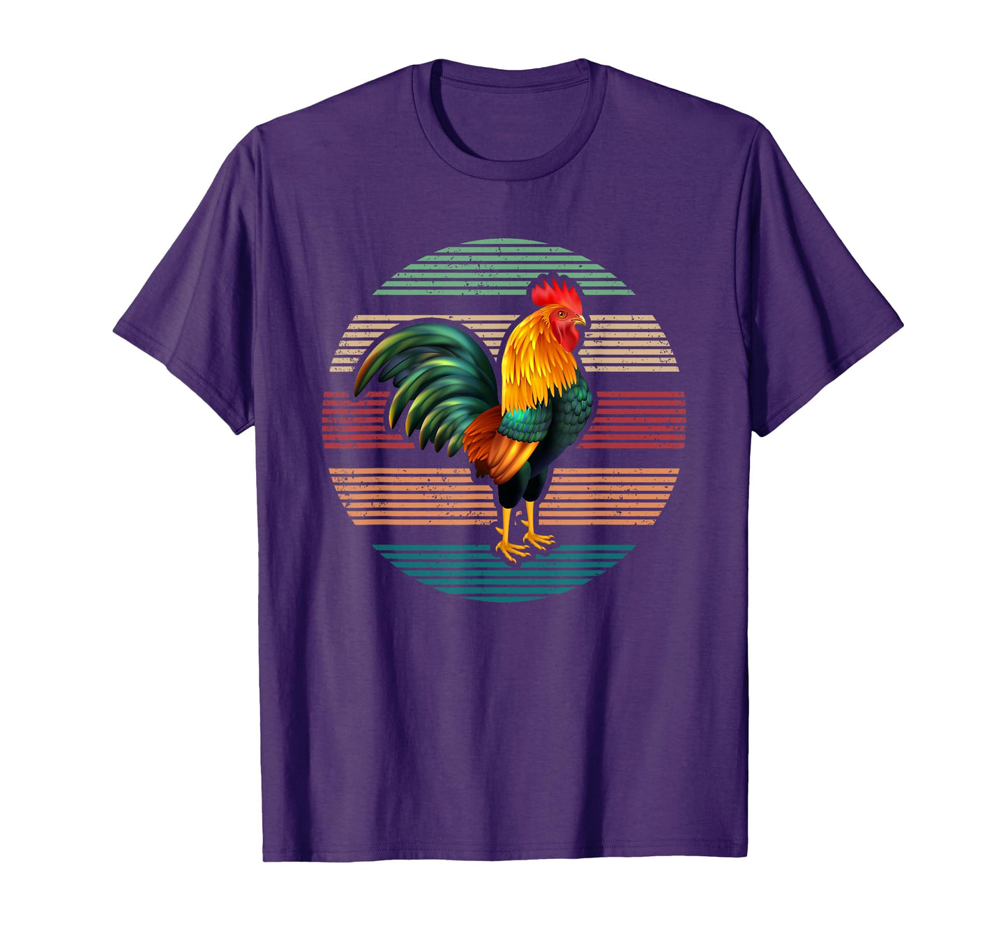 Roosters Lover Gift Vintage Retro Rooster T-Shirt