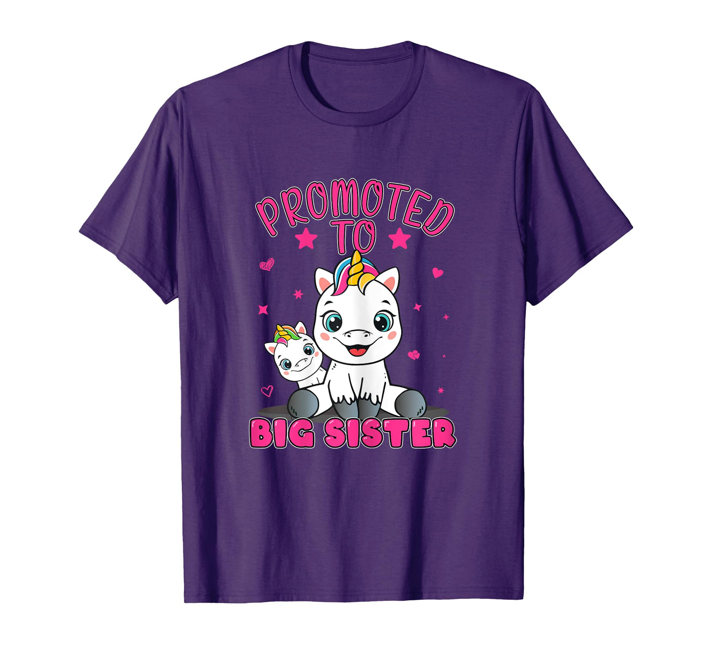 Promoted To Big Sister | Unicorn | Future Sister To Be Girls T-Shirt