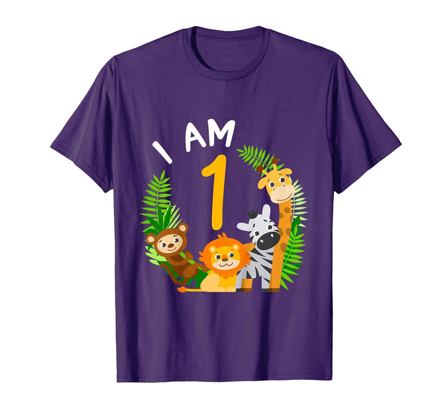 1st birthday children's birthday first birthday jungle T-Shirt
