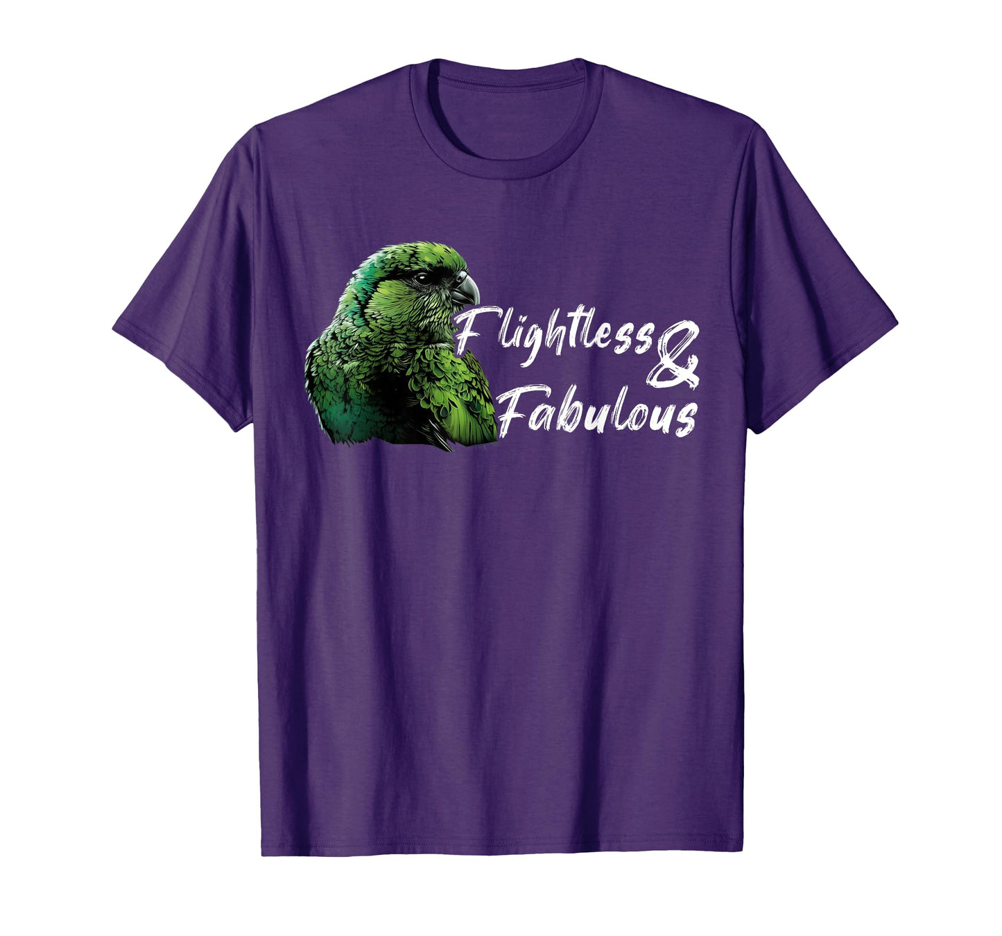 Kakapo Bird New Zealand Flightless And Fabulous Kakapo T-Shirt
