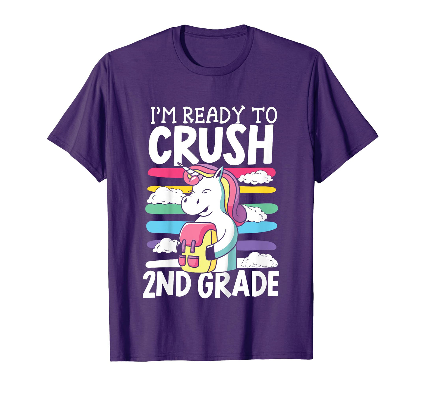 Kids I'm Ready To Crush 2nd Grade First Day Of School T-Shirt