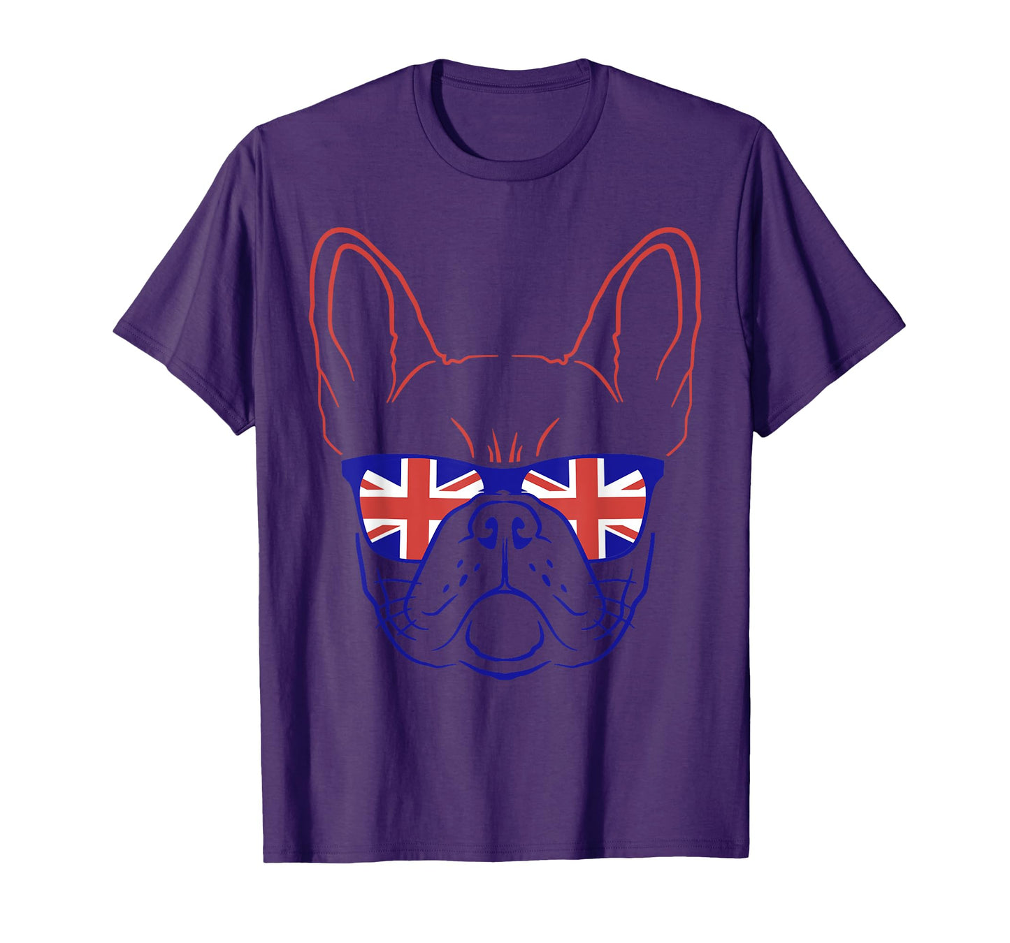Great Britain Flag Shirt Independence Day Symbol English Dog T-Shirt