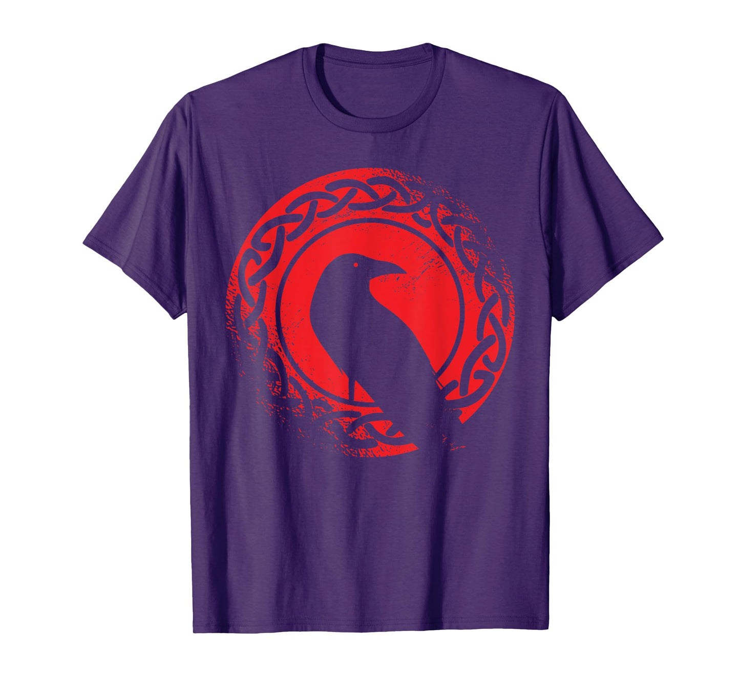Beautiful Black Crow Raven Bird Watch. Birds Silhouette T-Shirt