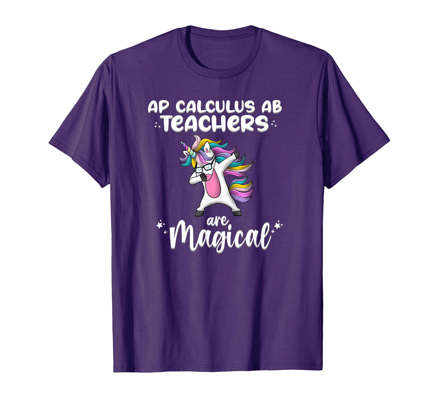 Unicorn Girl AP Calculus AB Teacher Gift Love Awesome Funny T-Shirt