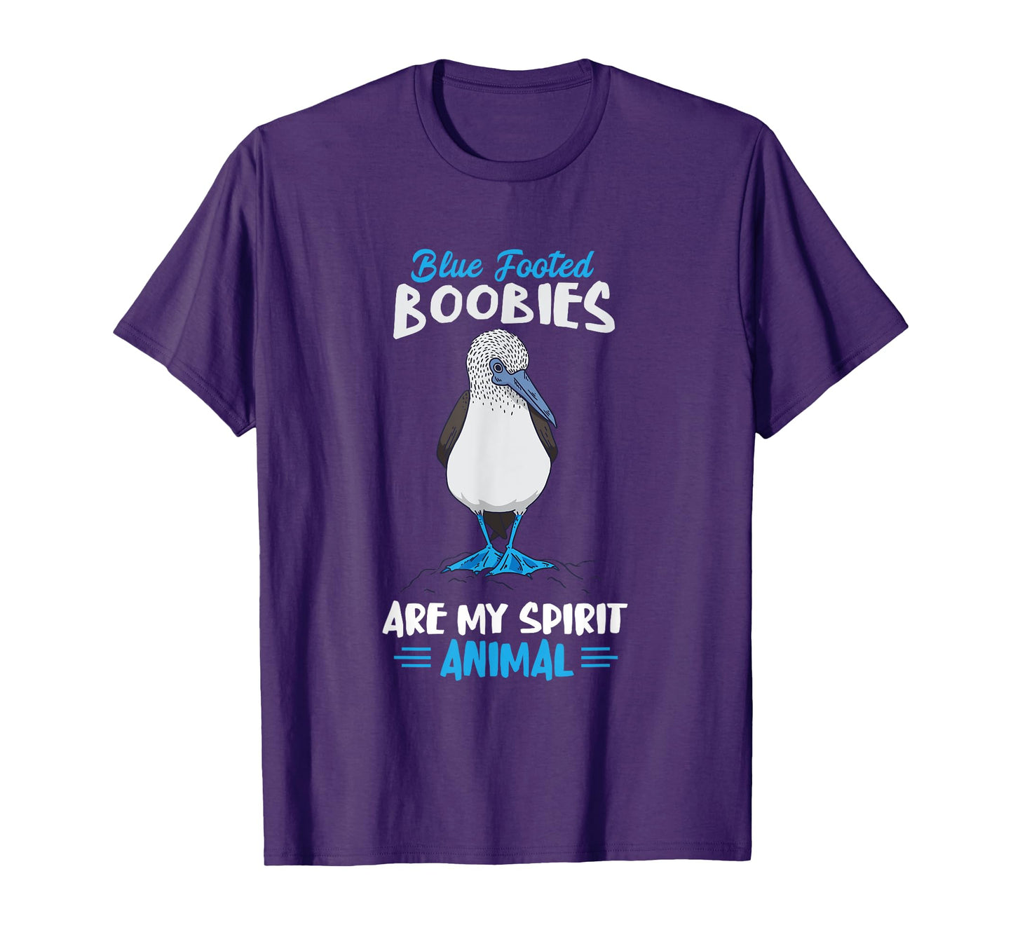 Blue Foot Booby Spirit Animal Blue Footed Booby Seabird T-Shirt
