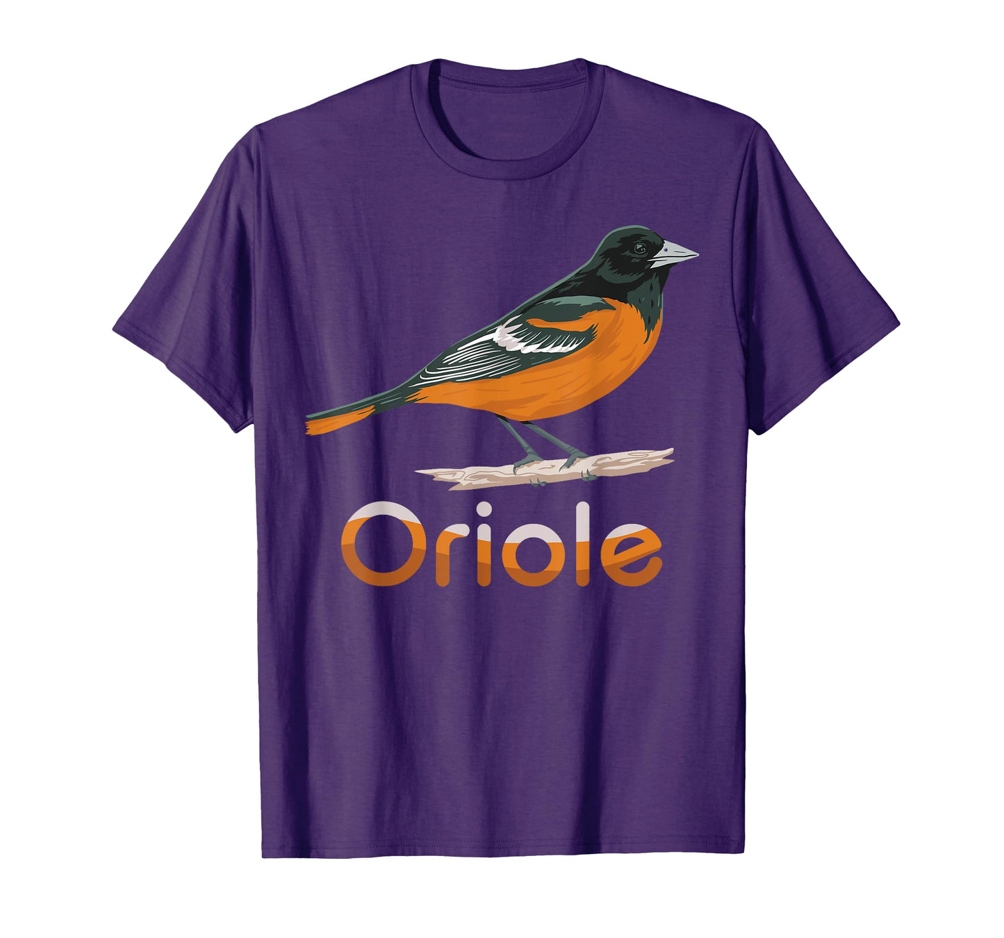 Vintage Distressed Look Oriole Bird Vintage Design T-Shirt
