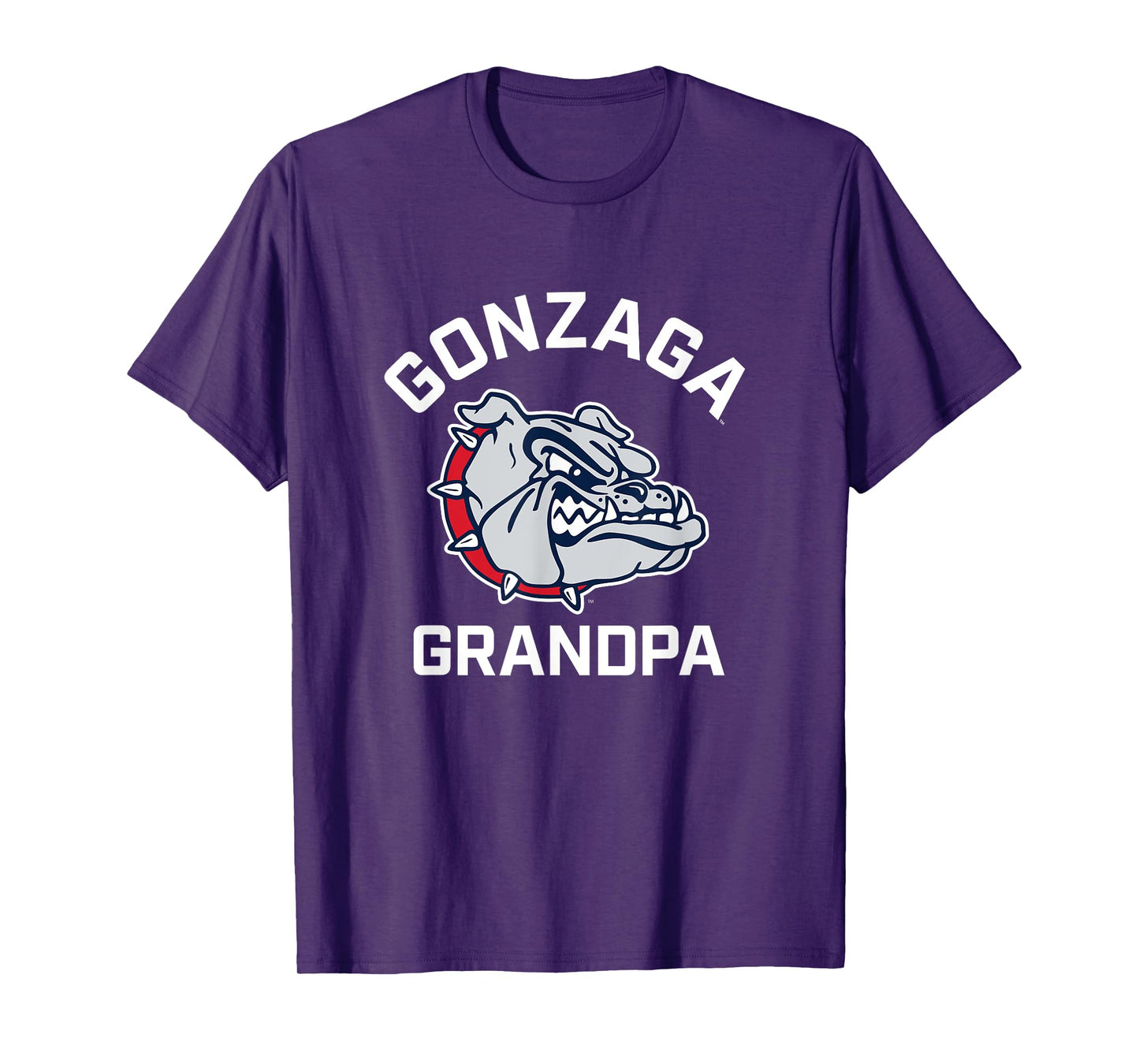 Gonzaga University Bulldogs Arched Grandpa T-Shirt