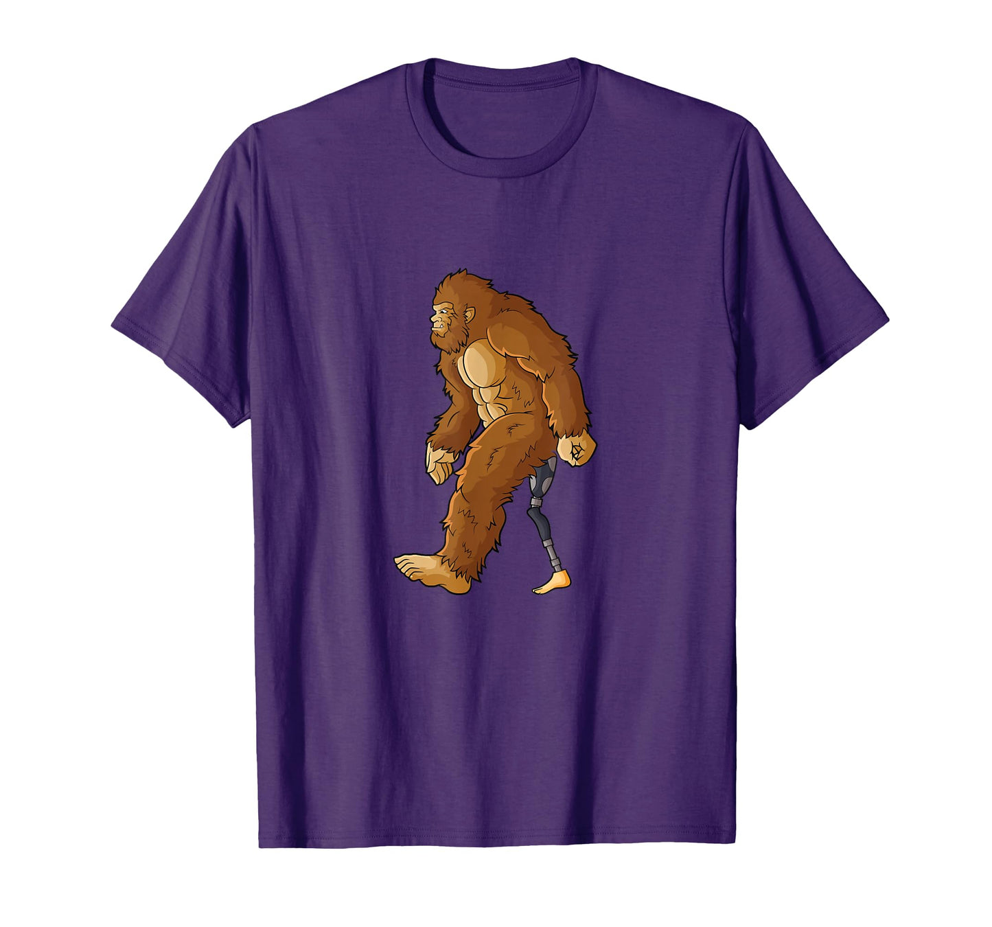 Bigfoot amputated leg amputee prosthetic leg amputation T-Shirt