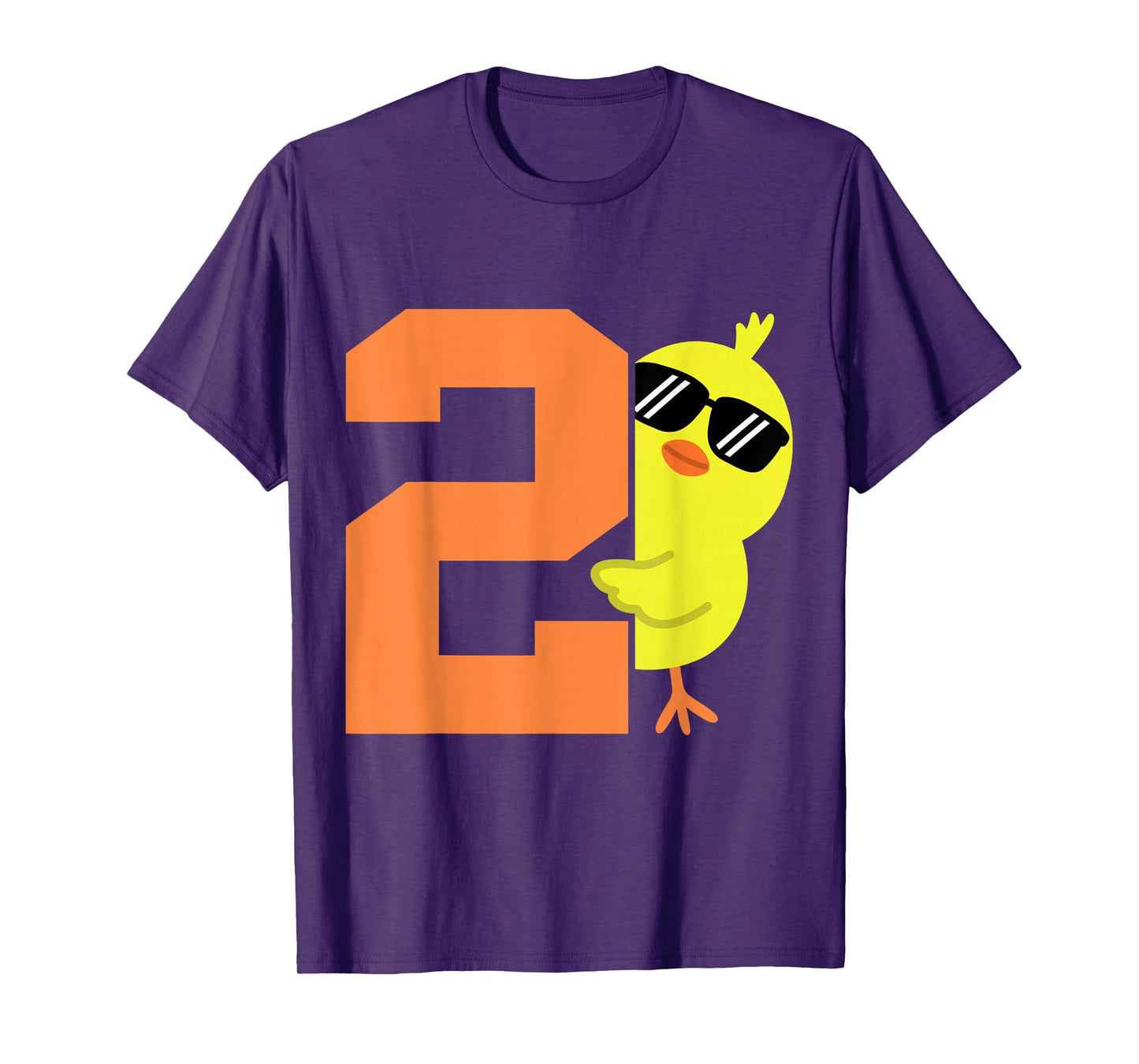 Toddler 2nd Birthday Chicken Themed 2 Year Old Boy Kid Chick T-Shirt