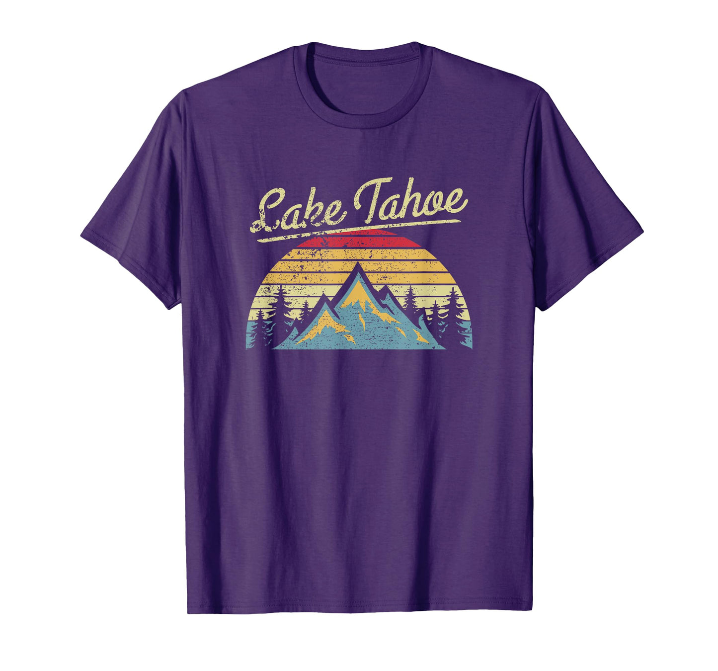 Vintage Retro Lake Tahoe National Forest T Shirt T-Shirt