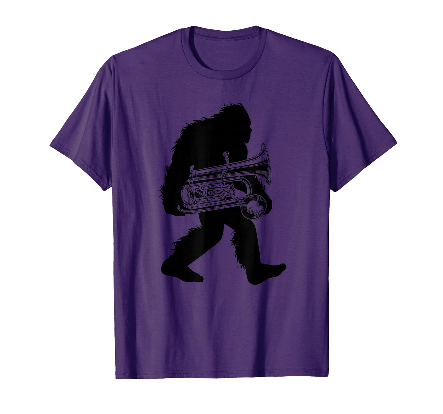 Bigfoot Euphonium T-Shirt, Instrument Sasquatch Tee Apparel T-Shirt