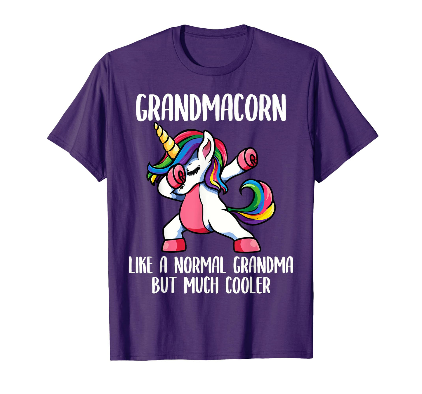 Unicorn Grandma Girl Birthday Party Clothing GrandmaCorn T-Shirt