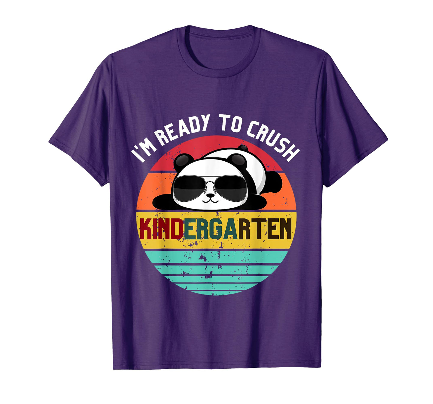 I'm Ready To Crush Kindergarten Panda First Day of School T-Shirt