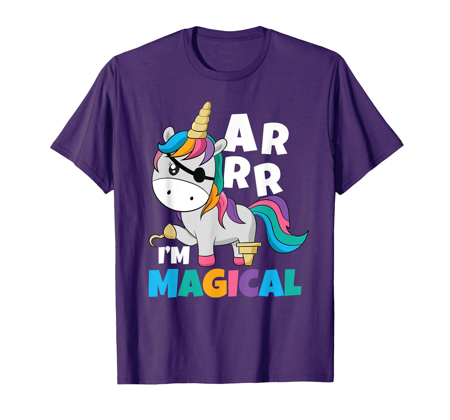 I'm Magical Caribbean Freebooter Toddler Girl Unicorn Pirate T-Shirt