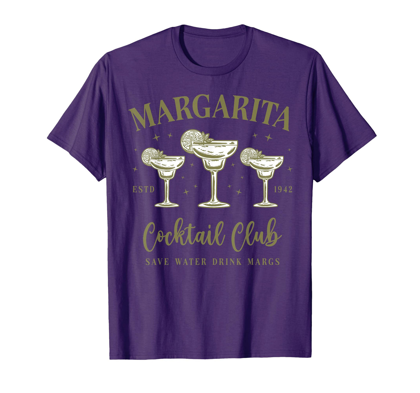 Margarita Cocktail Club Save Water Drink Margs Tequila Lover T-Shirt