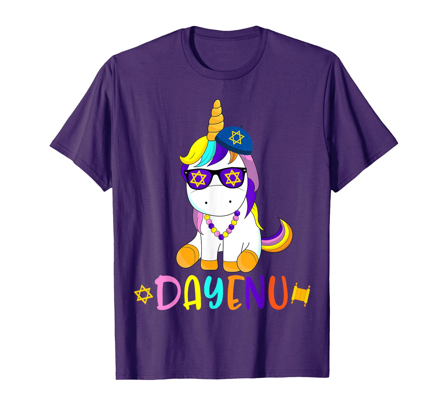 Passover Unicorn Shirt Jewish Matzo Jewnicorn Dayenu Pesach T-Shirt