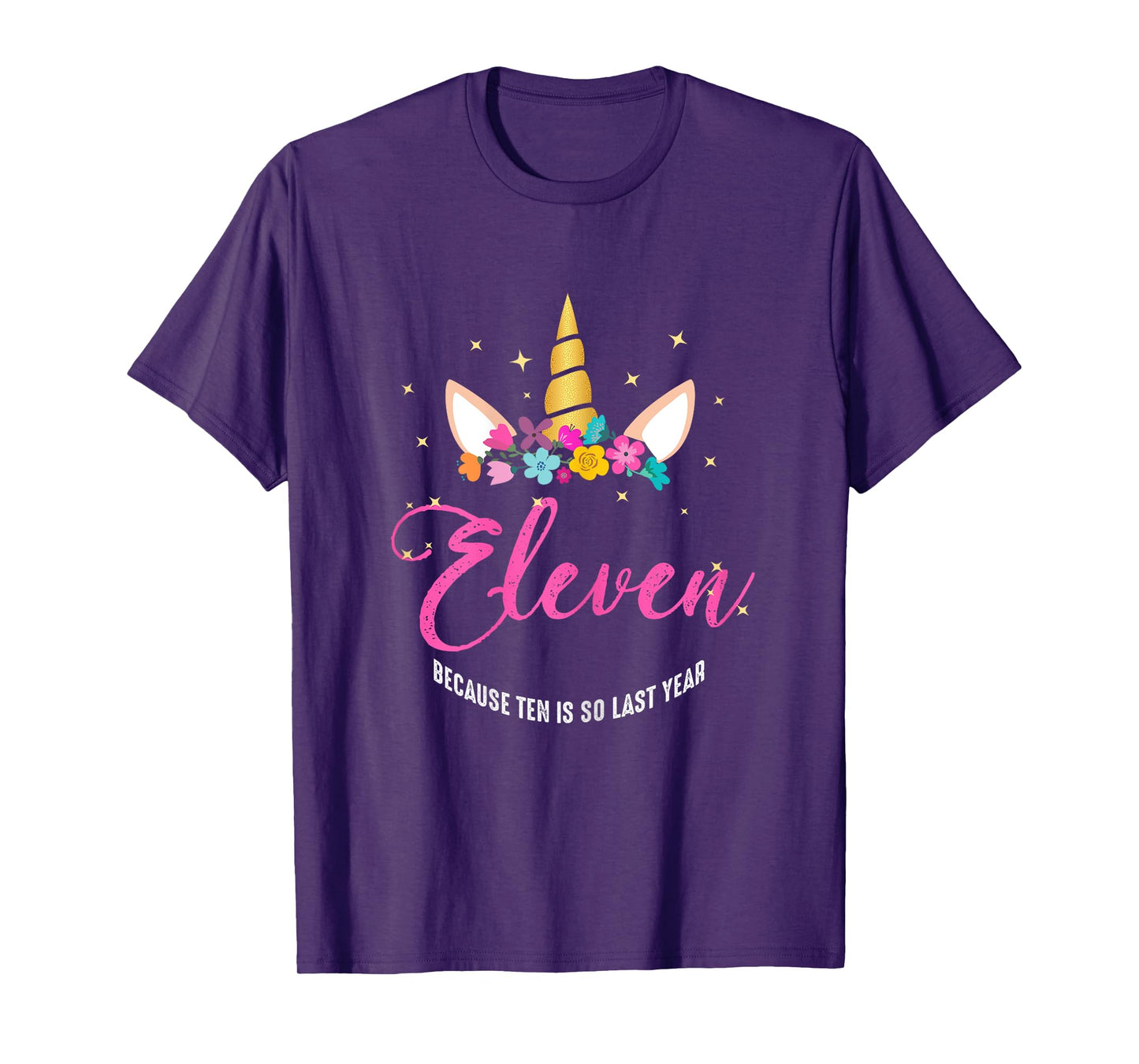 11 Years Old Birthday Girl Gifts Unicorn 11th Birthday T-Shirt