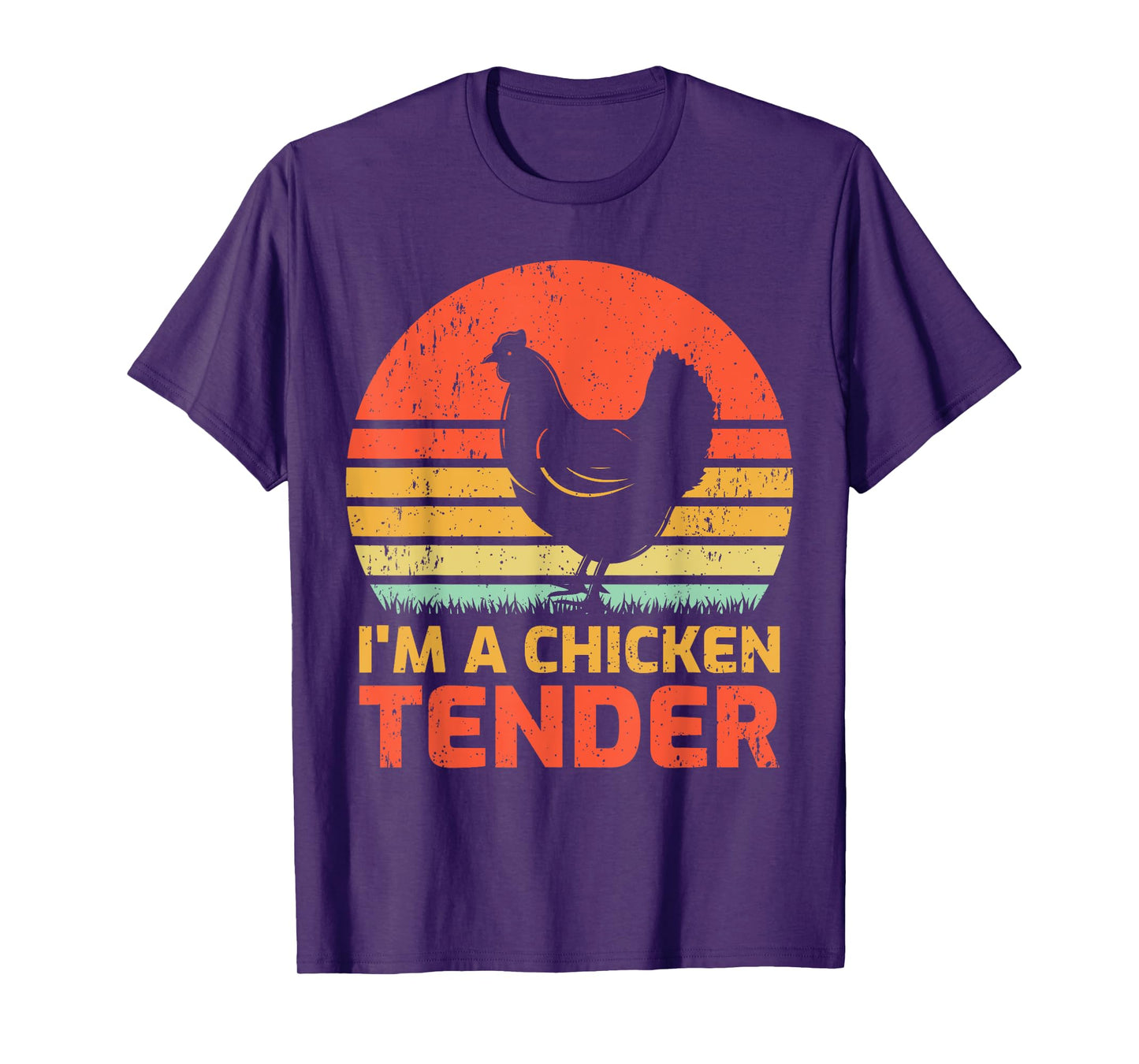 Vintage Chicken Farmer Retro I'm A Chicken Tender T-Shirt