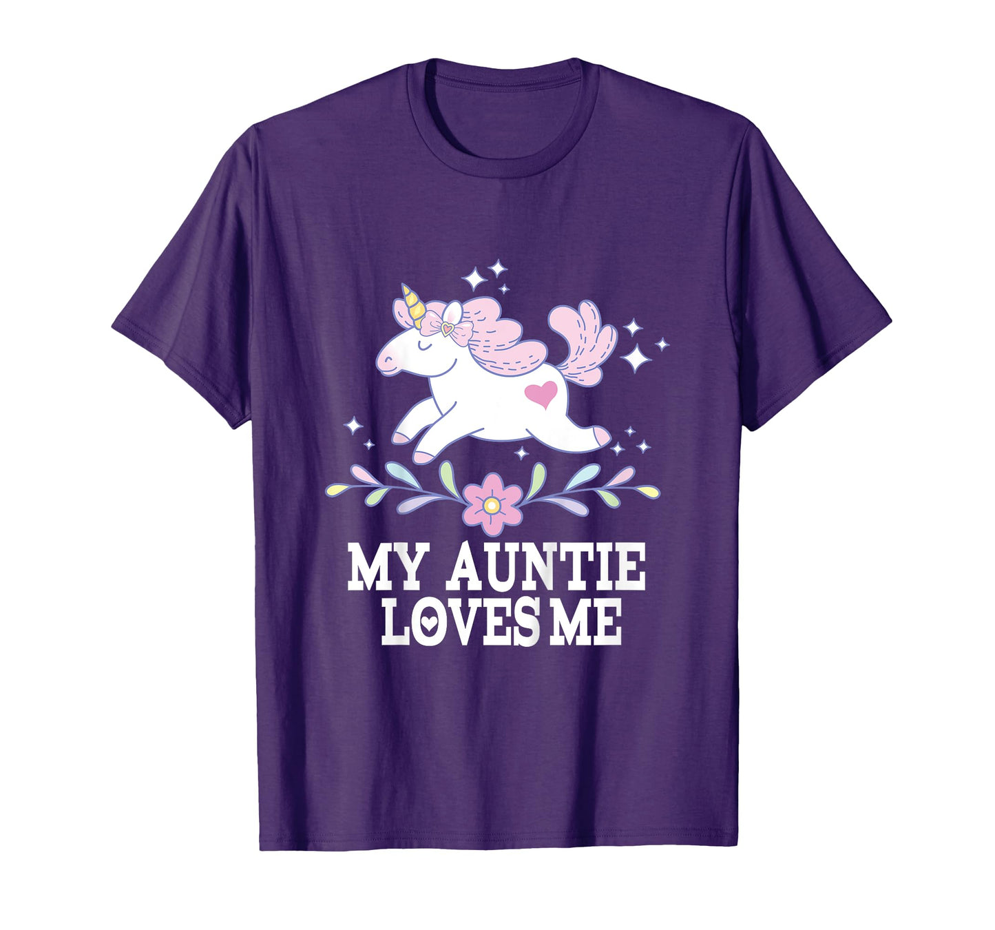 My Auntie Loves Me Unicorn Niece T-Shirt