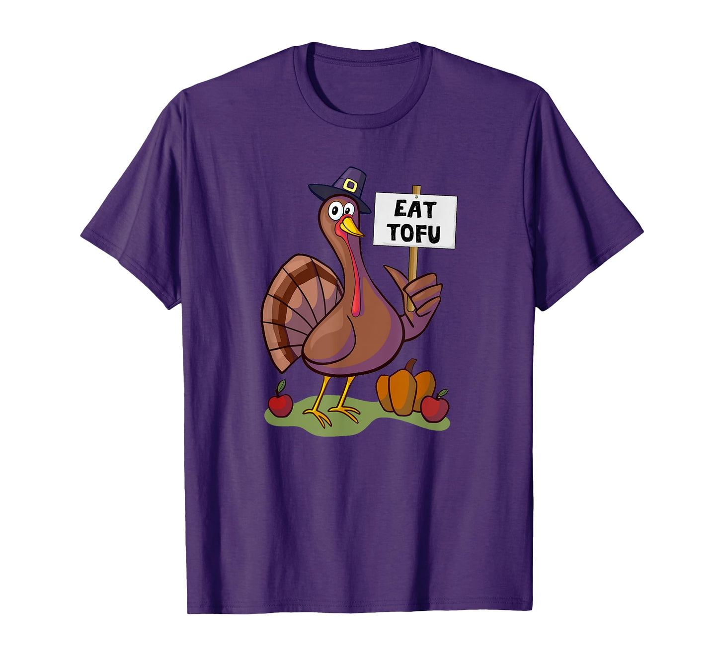 Thanksgiving Turkey Day Shirts Eat Tofu Thanksgiving Vegetarian Turkey Funny T-Shirt