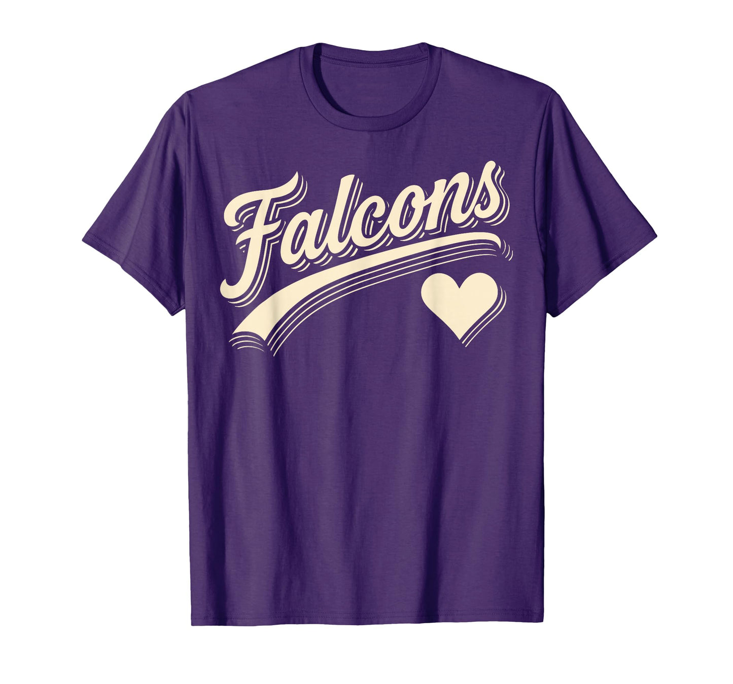 Retro Falcons Hearts Name Gift for Men Women Kid Boy Girl T-Shirt