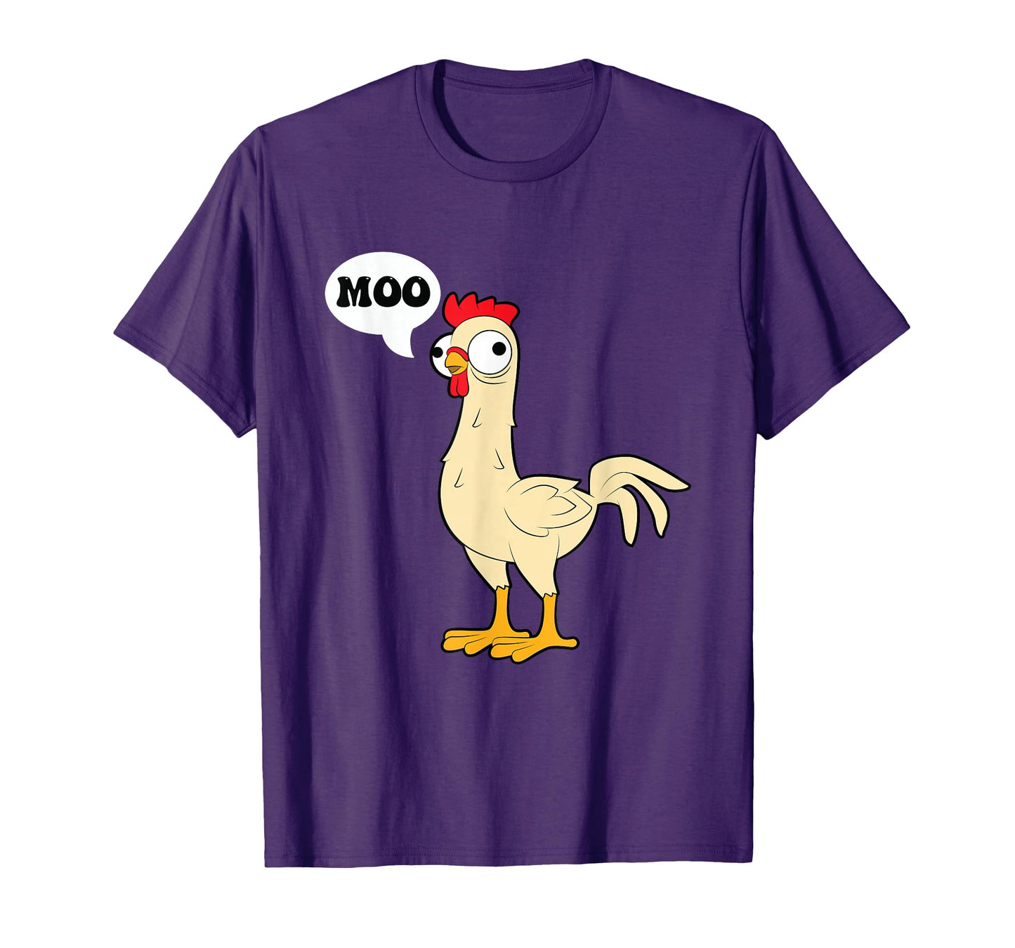 chicken - hen - fowl - cow - funny - joke - dad joke T-Shirt