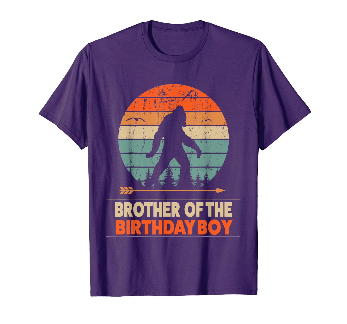 brother of the birthday boy bigfoot birthday T-Shirt
