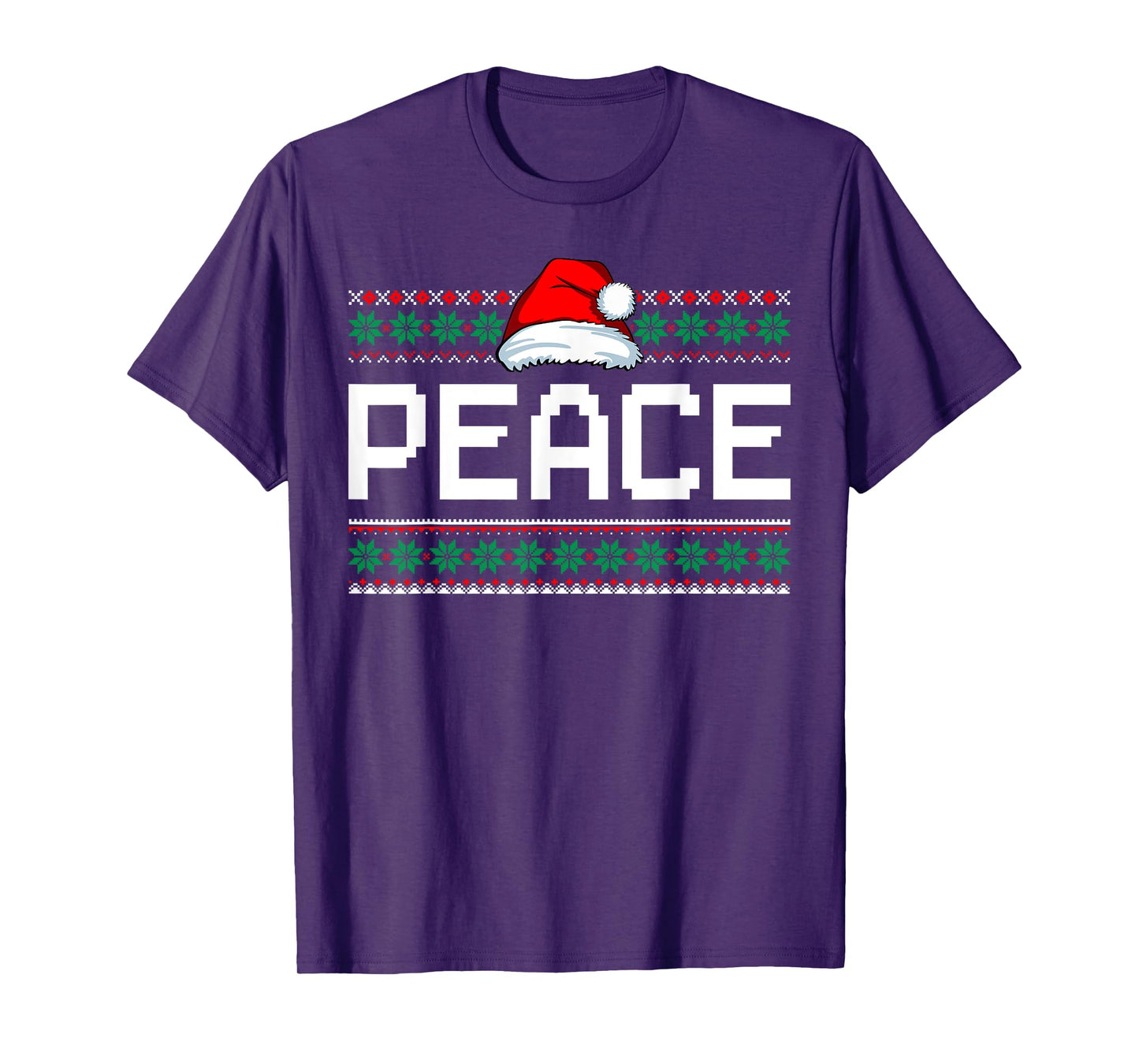 Peace I Come In Peace Couples Ugly Christmas Xmas Sweaters T-Shirt