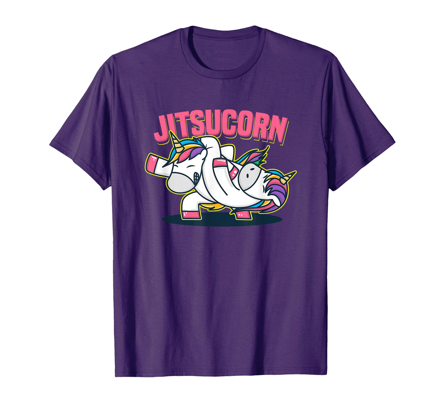 Funny Jiu Jitsu T-Shirt Cute Unicorn Self Defense T-Shirt