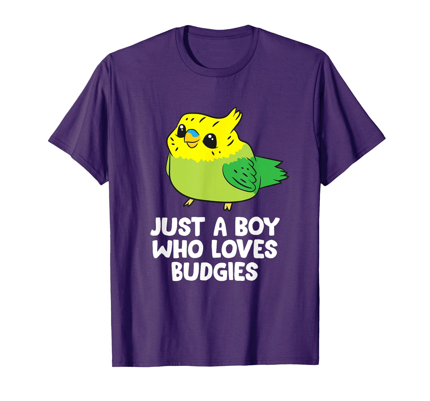 Parakeet Pet Son Just a Boy Who Loves Budgies T-Shirt