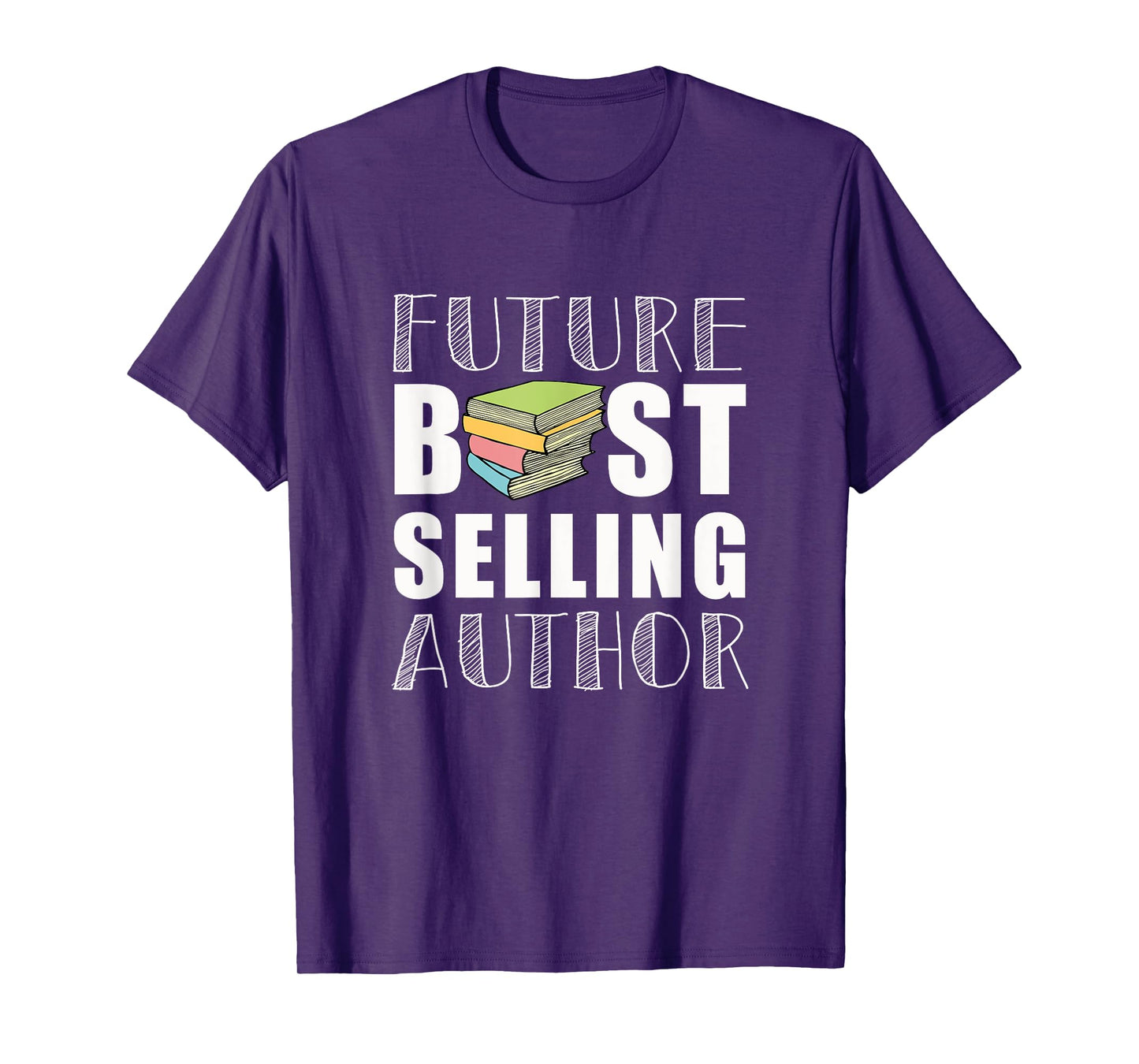 Future Best Selling Author Funny Book Worm Writer T-Shirt