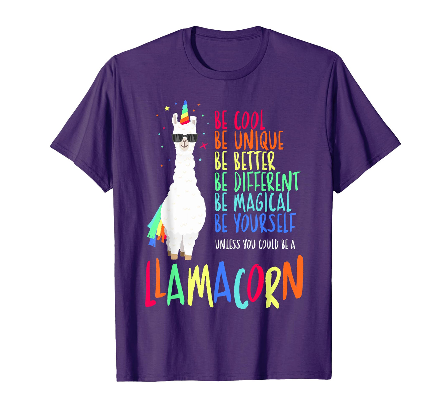 Funny Llamacorn - Funny Cute Llama Unicorn T-Shirt