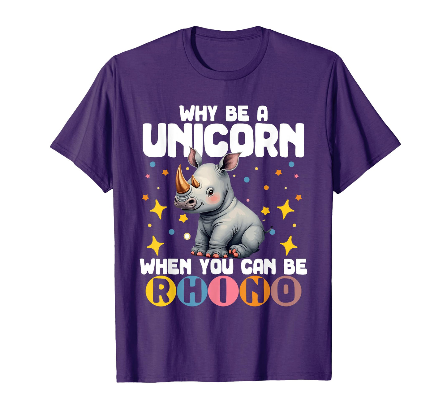Chubby Unicorns Rhino Lover Cute Rhinoceros Women Men Kids T-Shirt