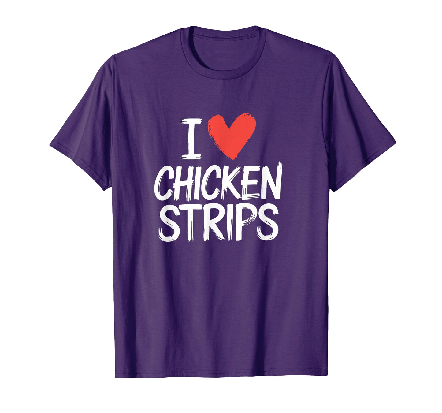 I Heart Love Chicken Strips Food T-Shirt