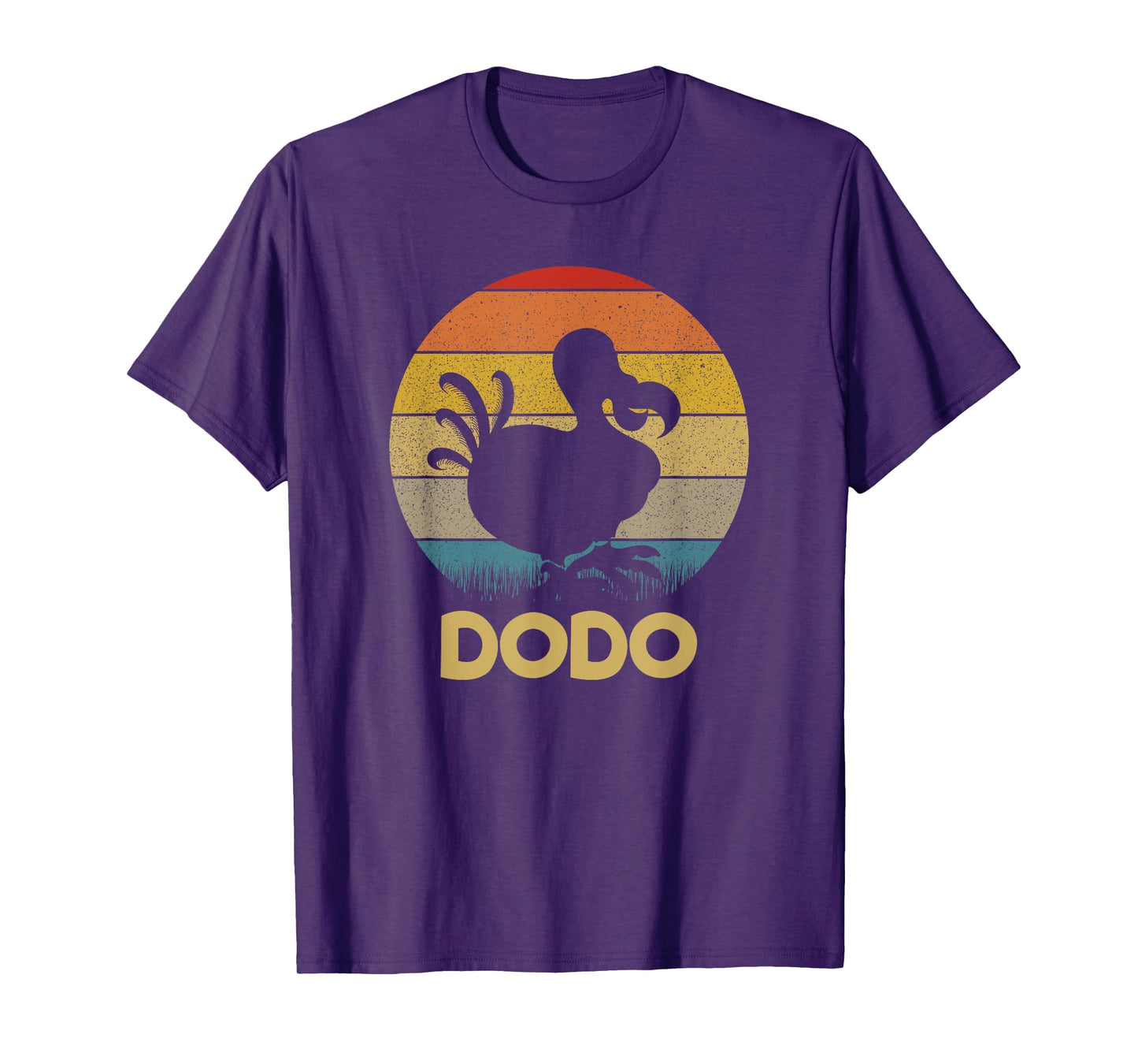 Dodo Retro Sunset Dodo Bird Silhouette Dodo Bird T-Shirt